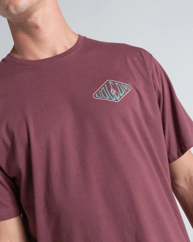 Camiseta Regular Volcom Graphic Bordô M / Bordo