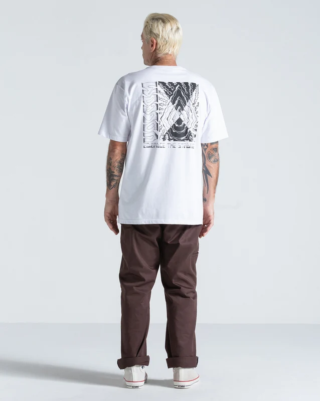 Camiseta Regular Volcom Radiation Branca G / Branco