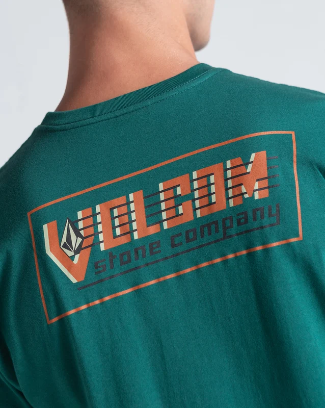 Camiseta Regular Volcom Tune Up Verde G / Verde