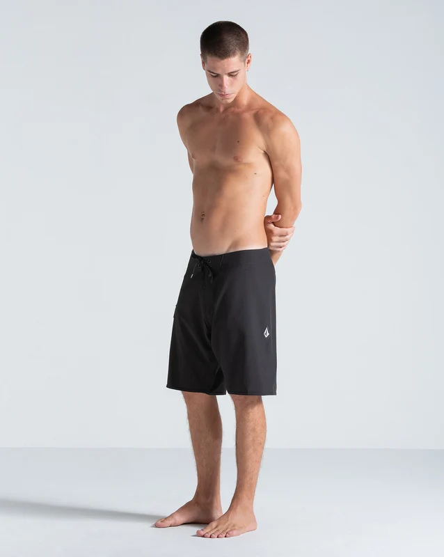 Boardshorts Volcom Lido Solid Preto 46 / Preto