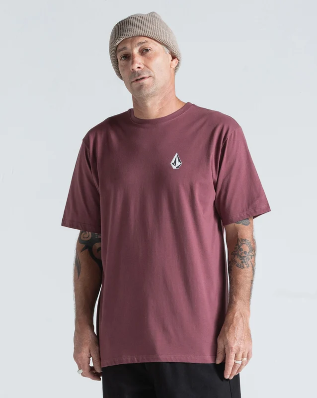 Camiseta Regular Volcom Iconic Bordô M / Bordo