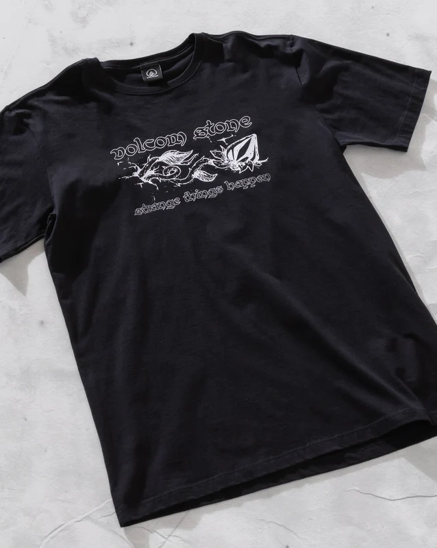 Camiseta Regular Volcom Ingrow Preta M / Preto