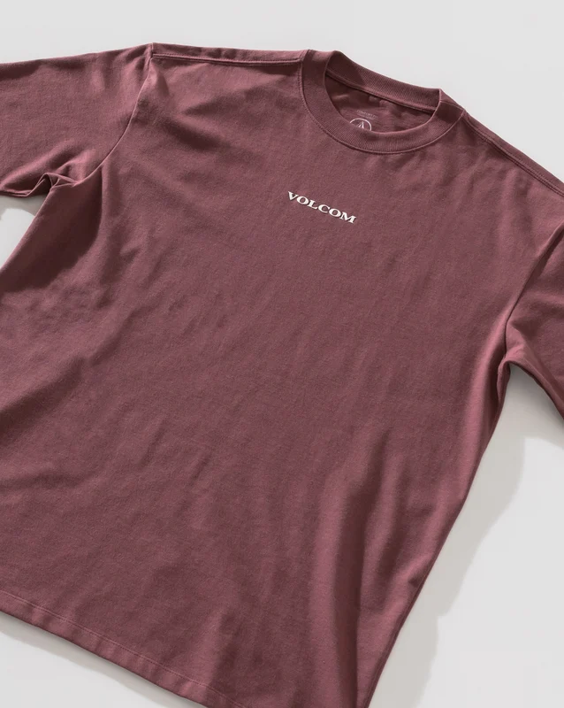 Camiseta Comfort Fit Volcom Signature Bordô M / Bordo