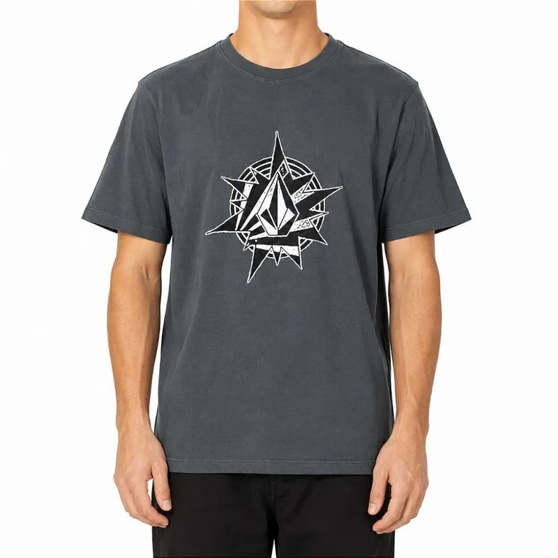 Camiseta Volcom Yoink WT26 Masculina Cinza Chumbo M / chumbo