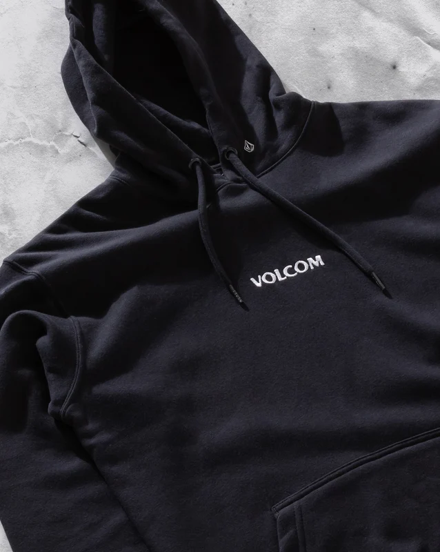 Moletom Canguru Volcom Signature Preto M / Preto