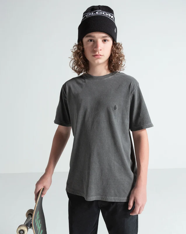 Camiseta Especial Volcom Single Stone Preta 08 / PRETO