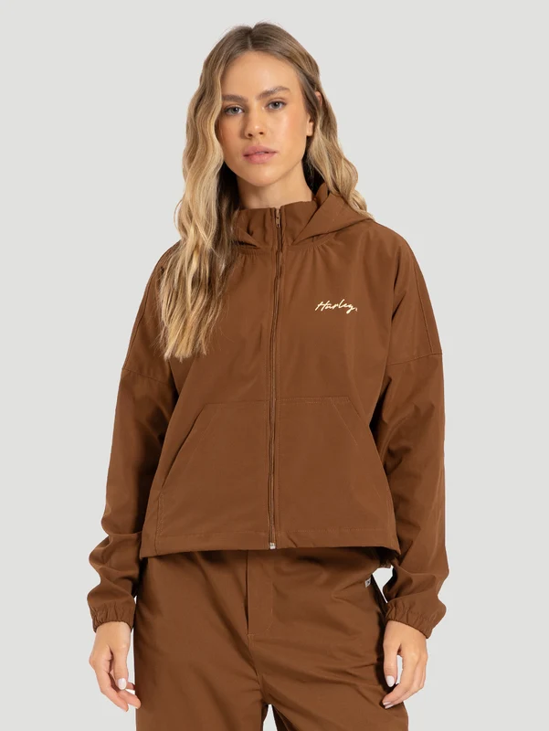 Jaqueta Windbreaker Marrom Hurley Life M / Marrom