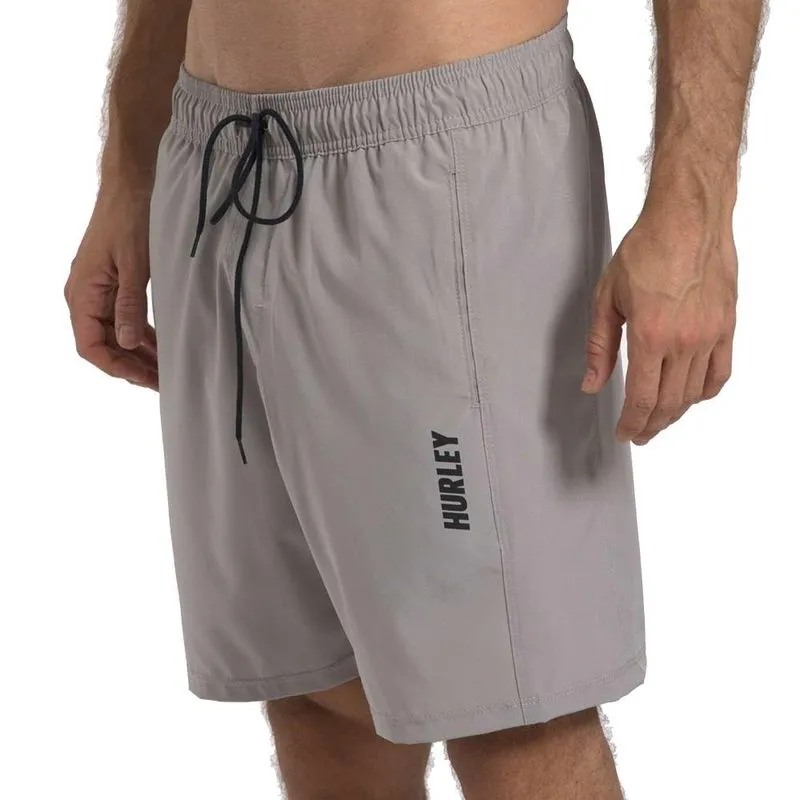 Bermuda Hurley Elástico Block 17" WT26 Masculina Cinza G / cinza