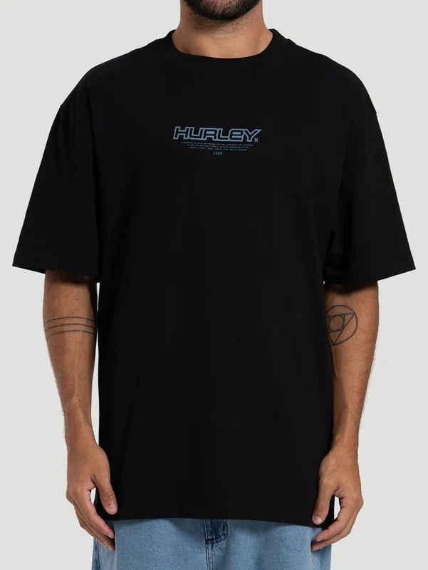 Camiseta Especial Hurley Nine Nine MaxFit Preta G / Preto