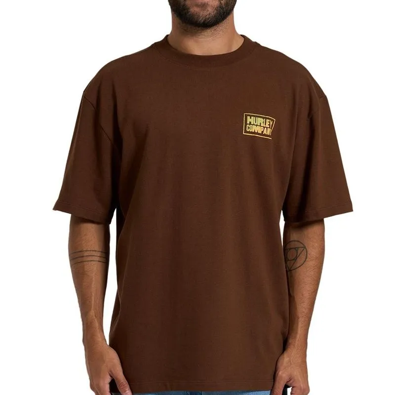 Camiseta Hurley Company Maxfit WT26 Masculina Marrom M / marrom