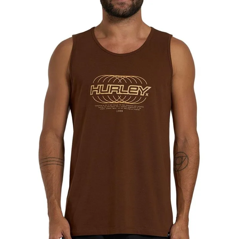 Regata Hurley Nine Nine WT26 Masculina Marrom G / marrom