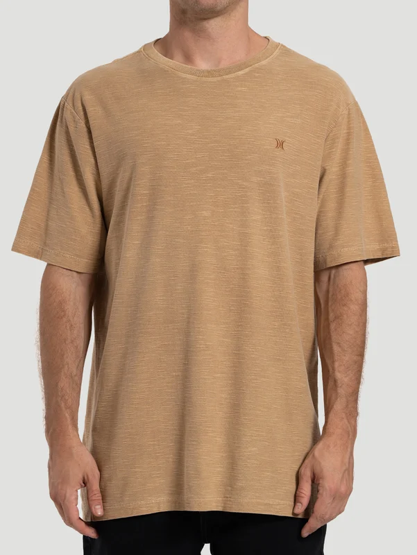 Camiseta Especial Hurley Wash Bege M / PRETO