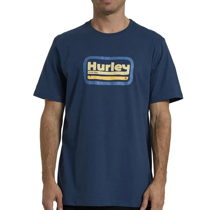 Camiseta Hurley Desert WT26 Masculina Marinho G / azul-escuro