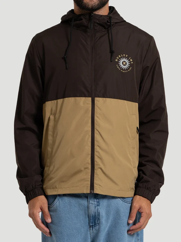 Jaqueta Windbreaker Trilha Hurley Marrom M / Marrom