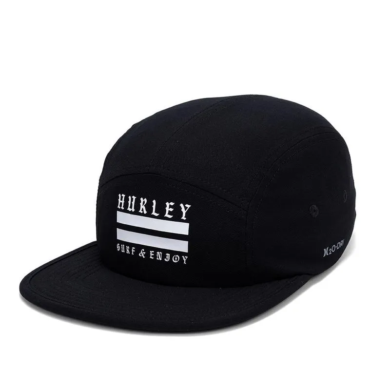 Boné Hurley Aba Reta Agacê WT26 Preto Único / preto