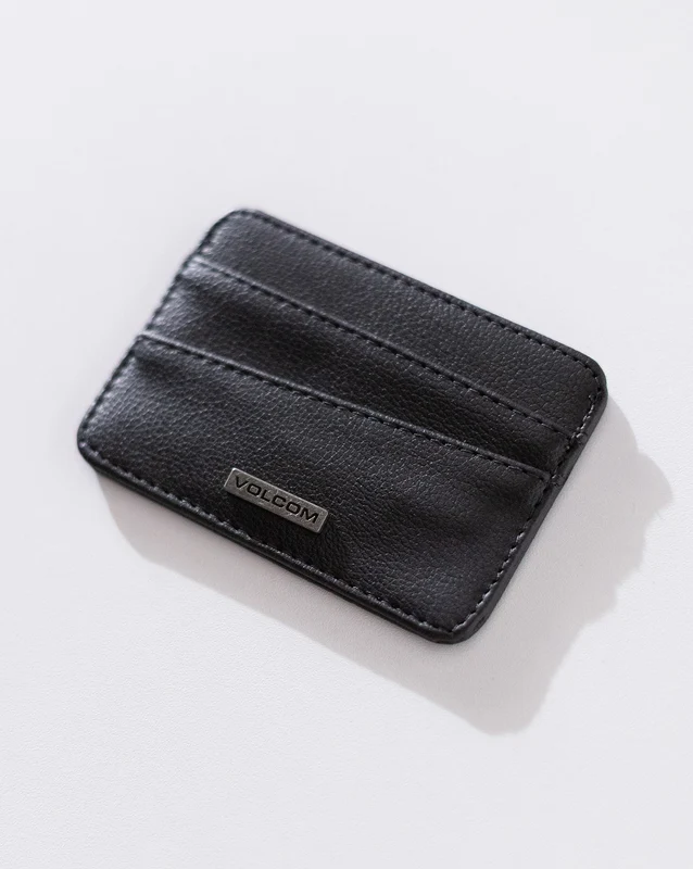 Carteira Volcom Card Holder Preta UN / Preto
