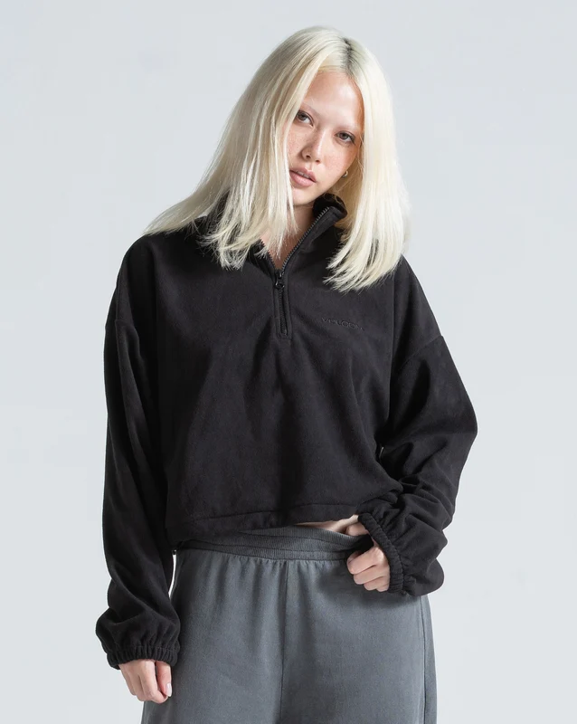 Moletom Blusa Especial Volcom Blake Preto P / Preto
