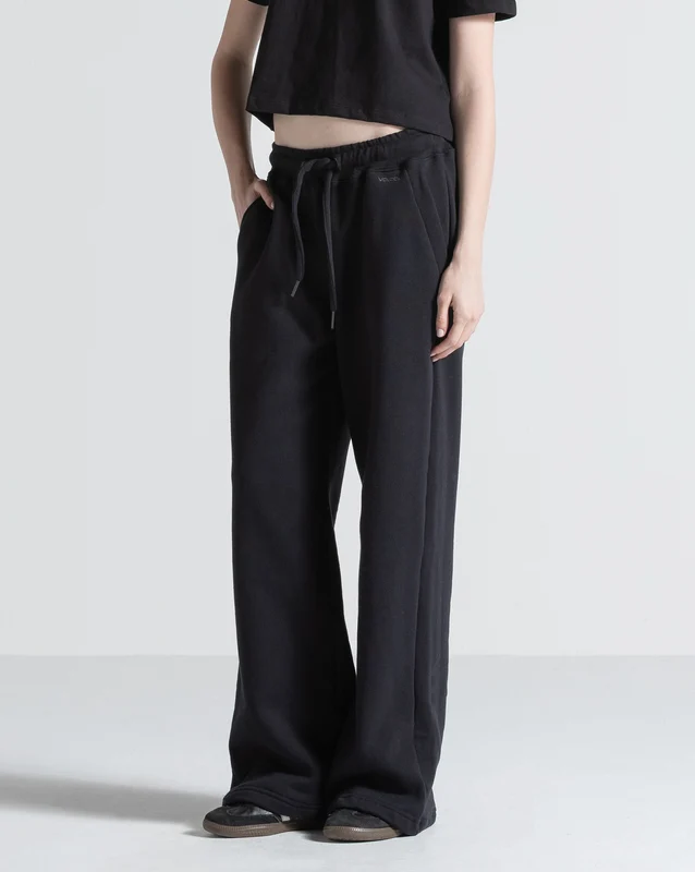 Calça Moletom Volcom Velour Ciraptor Preta G / Preto