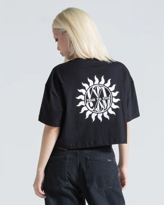 Camiseta Regular Volcom Inside Preta P / PRETO
