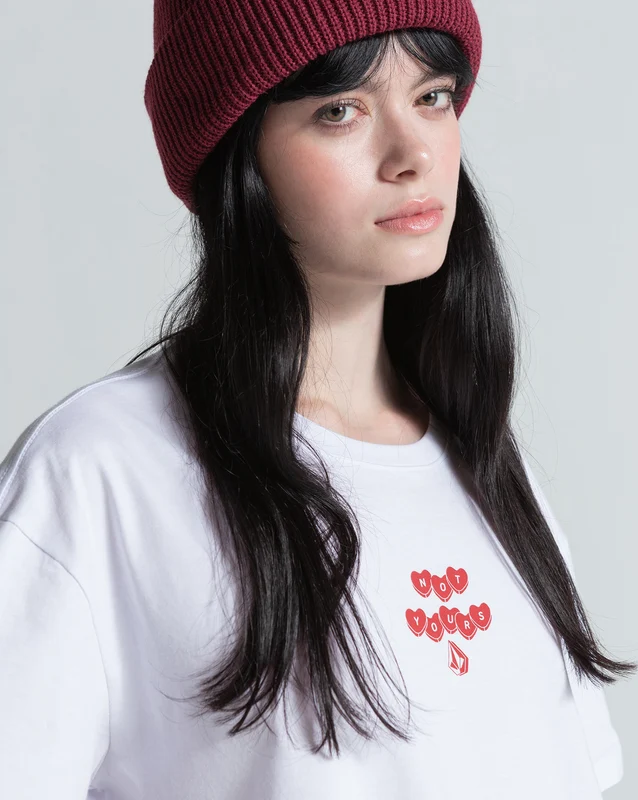 Camiseta Regular Volcom Not Yours Branca G / BRANCO