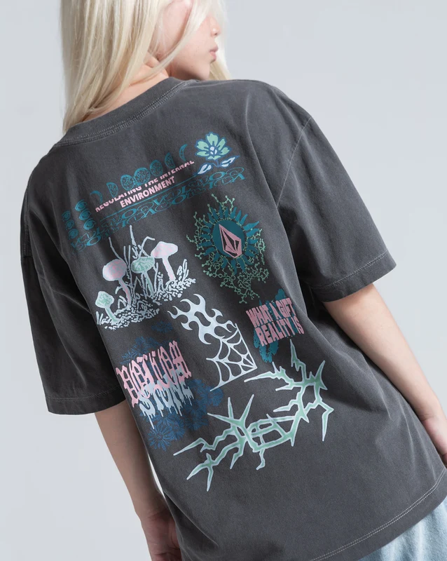 Camiseta Especial Volcom Stone Art Preta P / Preto