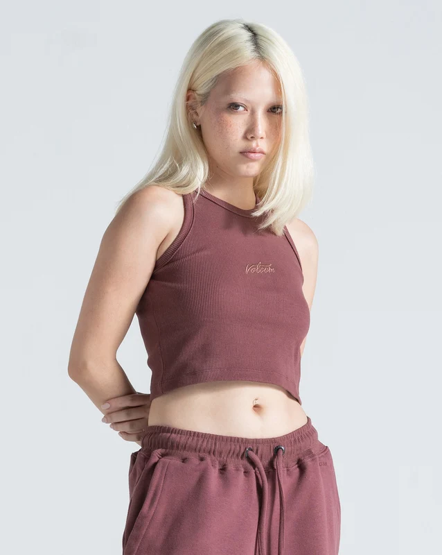 Regata Volcom Tight Tank Bordô G / Bordo
