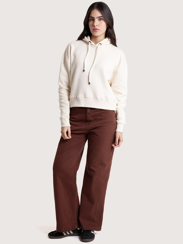 Moletom Canguru Hang Loose Off White Type P / Off White