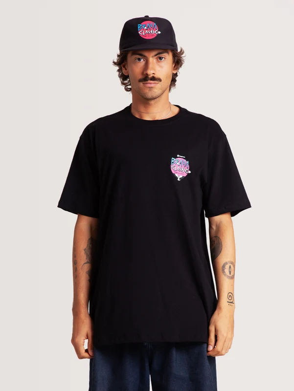 Camiseta Hang Loose x Brava Classic 2025 M / Preto
