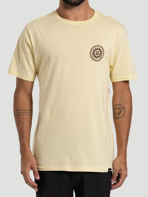 Camiseta Manga Curta Hurley Empire Amarelo M / Amarelo