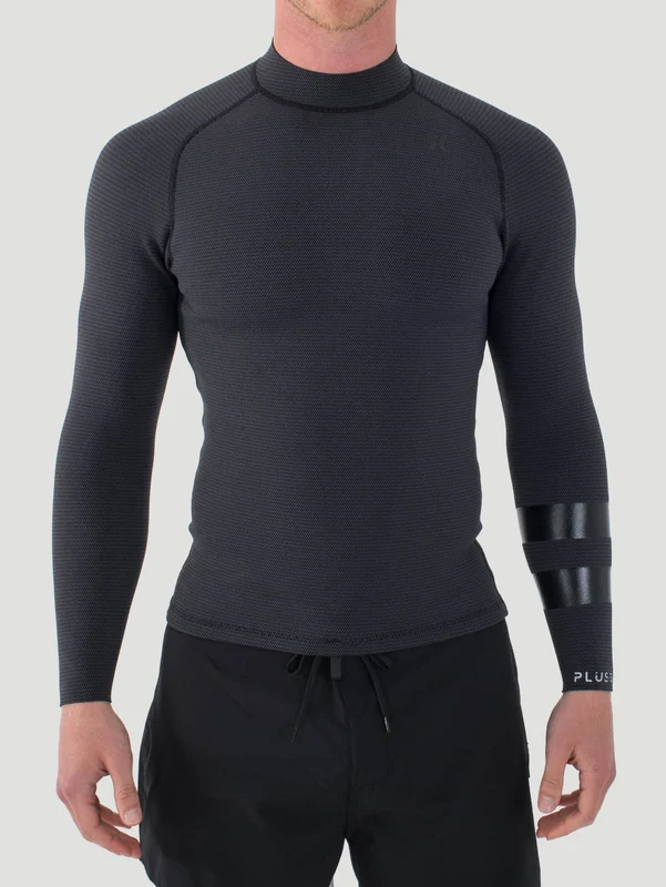 Jaqueta de Neoprene Hurley Plus Jackets Texture 1.5/1mm LS Grafite GG / Grafite