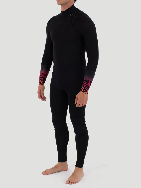Long John Hurley AIR 3/2mm Bubble Fullsuit Preto Degradê M / Preto