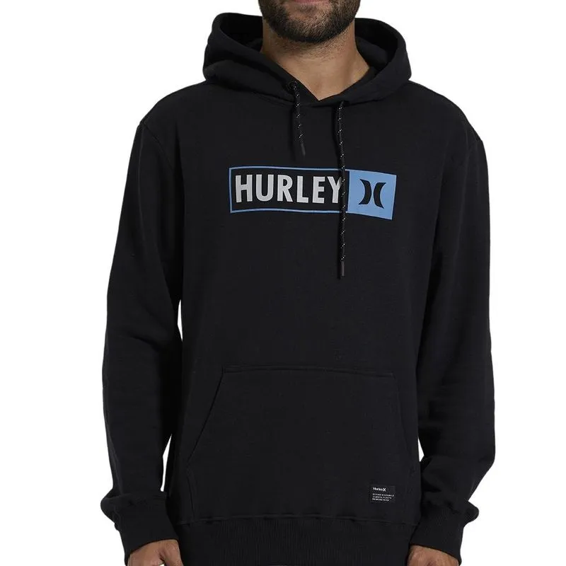 Moletom Hurley Canguru Track Oversize WT26 Masculino Preto 3G / preto