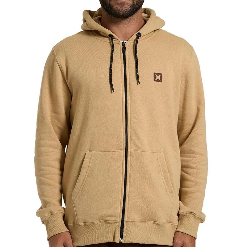 Moletom Hurley Aberto Icon II WT26 Over Masculino Bege 3G / begê