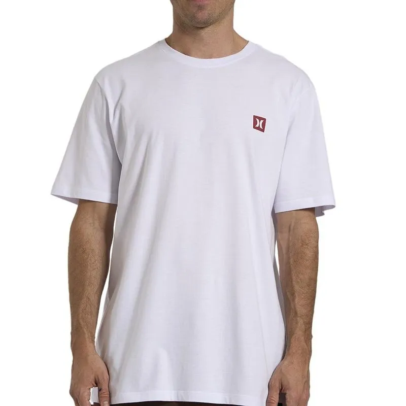 Camiseta Hurley Mini Icon Over WT26 Masculina Branco 3G / branco