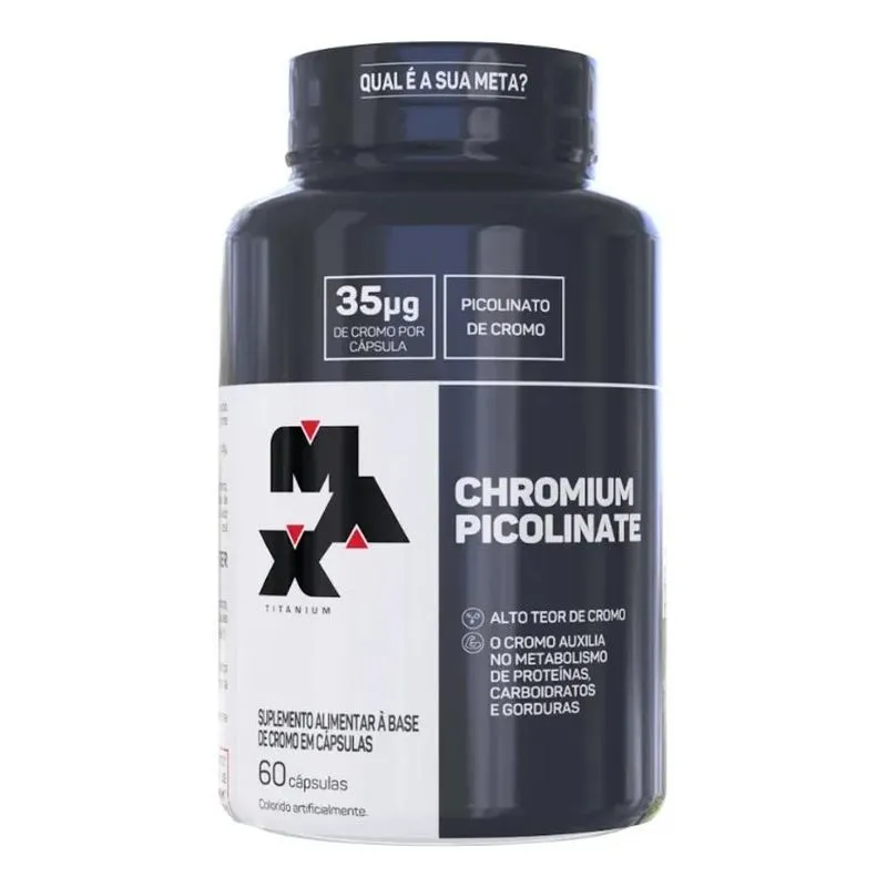 Chromium Picolinato 60 Caps, Max Titanium