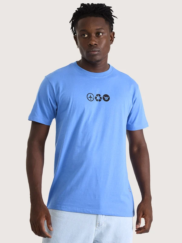 Camiseta Manga Curta Hang Loose Air Azul GG / AZUL