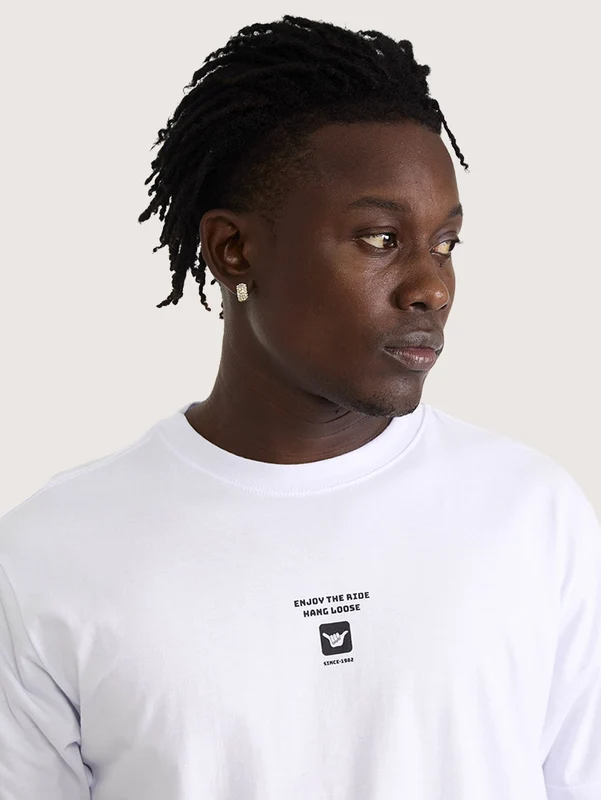 Camiseta Hang Loose Mini Branca M / Branco