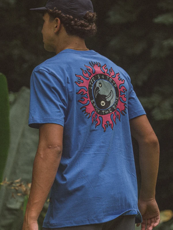 Camiseta Masculina Hang Loose Birds Azul P / AZUL