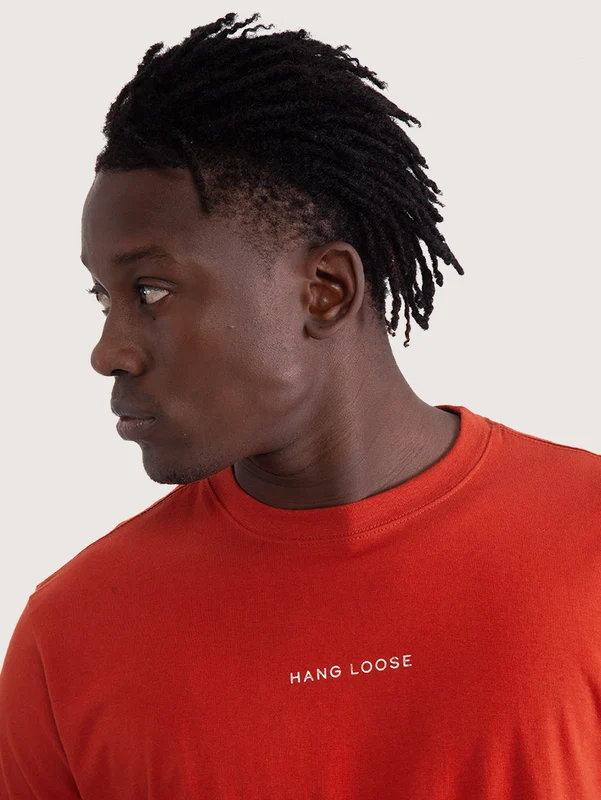 Camiseta Hang Loose Block Vermelha M / Vermelho