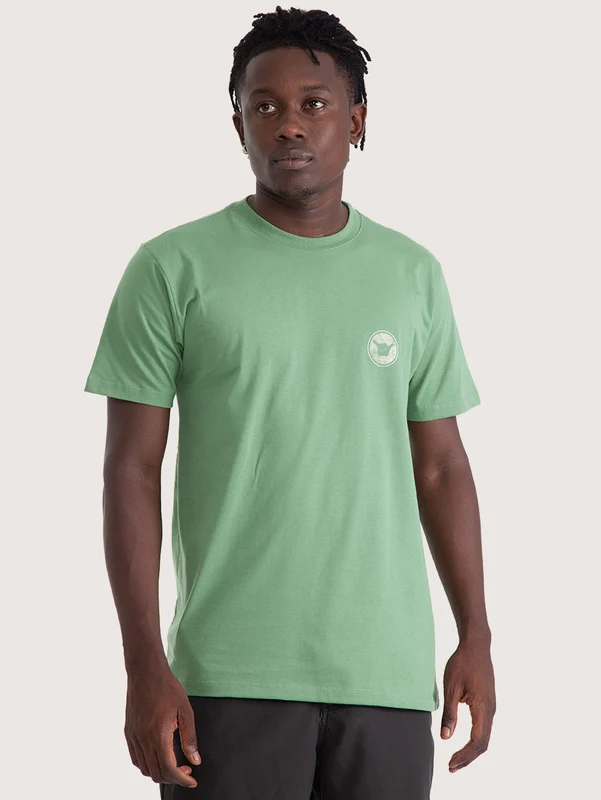 Camiseta Manga Curta Hang Loose Round Verde GG / VERDE