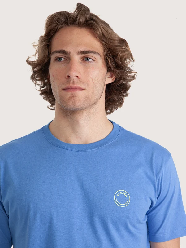 Camiseta Masculina Hang Loose Palm Azul G / AZUL