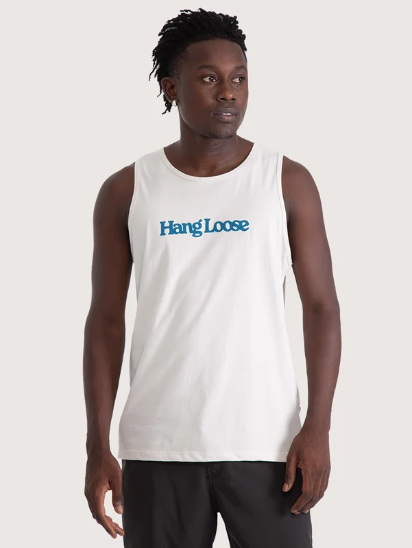 Regata Typo Masculina Hang Loose Off White G / Off White