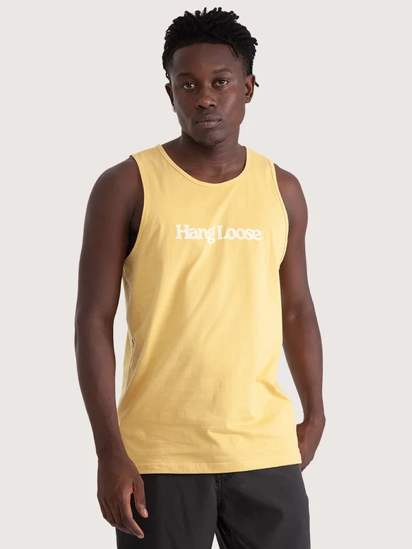 Regata Typo Masculina Hang Loose Amarela G / AMARELO
