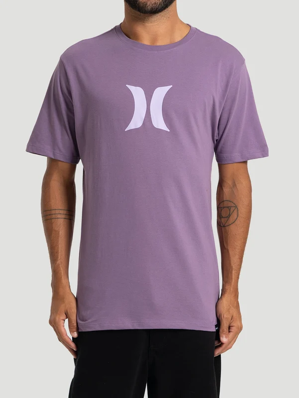 Camiseta Masculina Manga Curta Hurley Icon Roxo M / Roxo