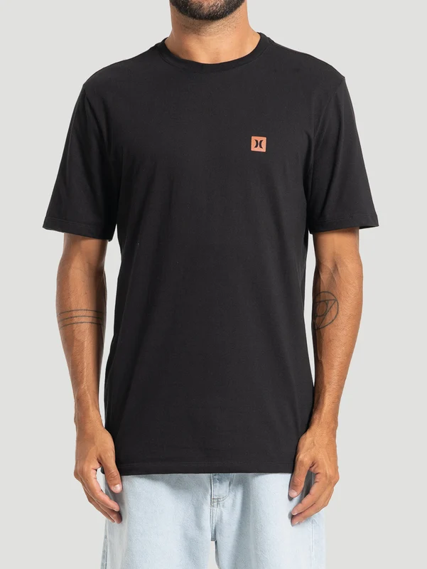 Camiseta Manga Curta Hurley Mini Icon Preta GG / Preto