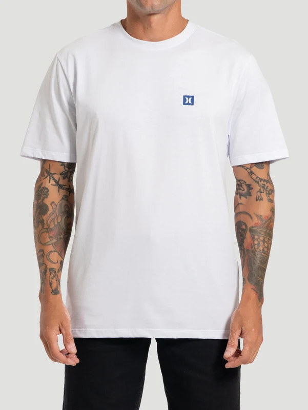 Camiseta Manga Curta Hurley Mini Icon Oversized Branca P / BRANCO