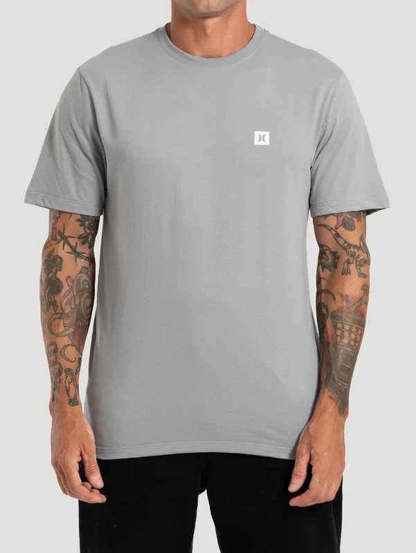 Camiseta Manga Curta Hurley Mini Icon Cinza G / Cinza