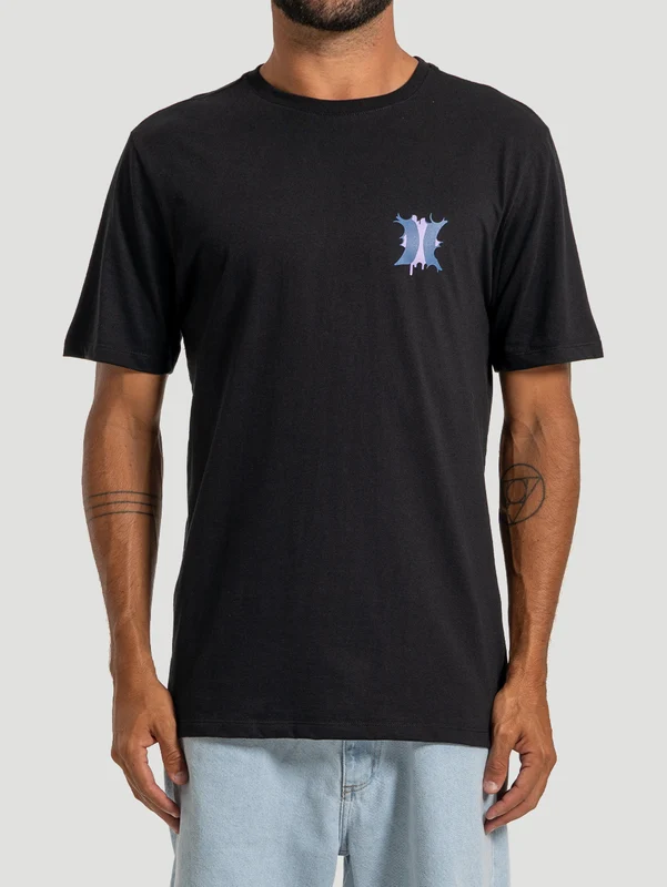 Camiseta Manga Curta Hurley Bombcloud Preta P / Preto