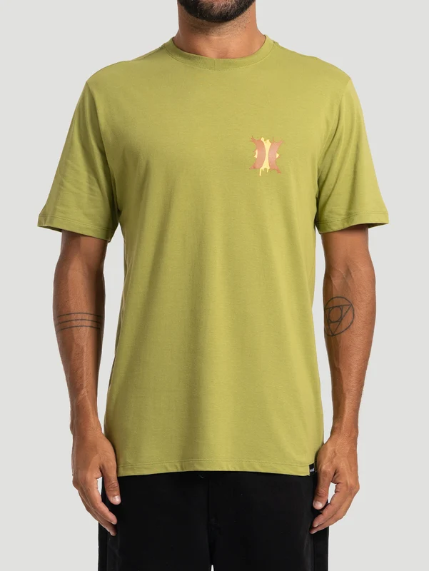 Camiseta Manga Curta Hurley Bombcloud Verde M / VERDE
