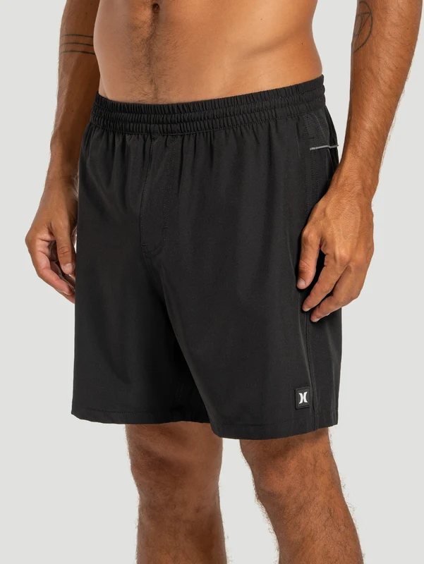 Shorts Volley Training Hurley 17,5" Preto G / PRETO